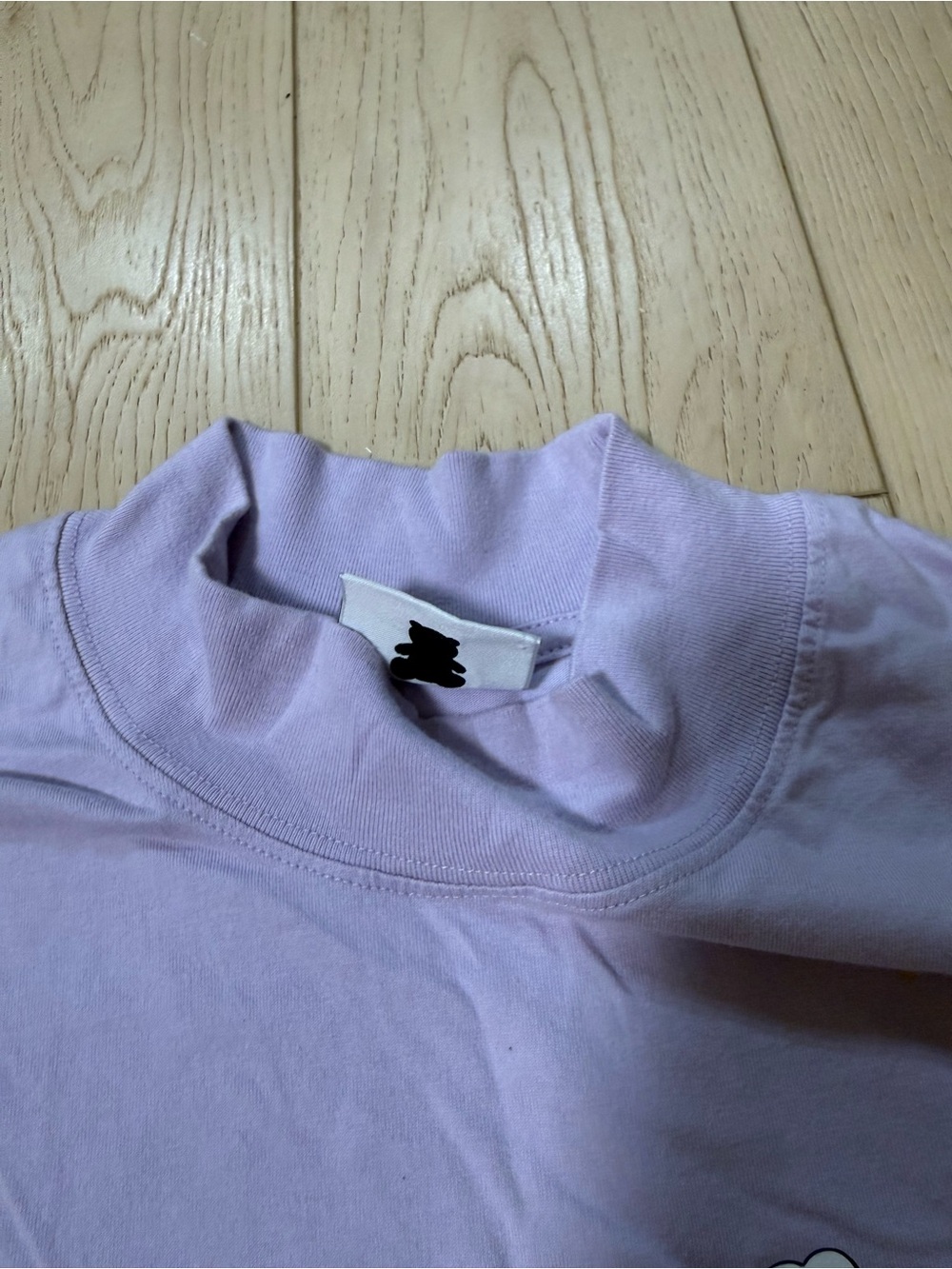 Teddy Fresh Ride or Die Lavender Long Sleeve Mock Neck Shirt XL - Picture 4 of 5